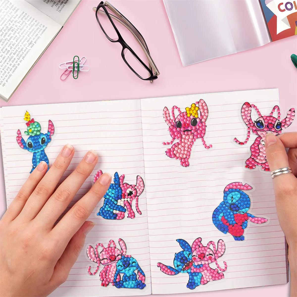 Pintura Terapêutica com Diamantes - Stickers 12Un - Diamante Redondo - Frozen