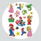 Pintura Terapêutica com Diamantes - Stickers 16Un - Diamante Redondo - Super Mario