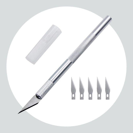 Acessório - Caneta De Aluminio Para Corte - Estilete - Pintura Terapêutica com Diamantes