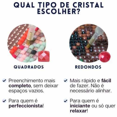 Pintura Terapêutica com Diamantes - Porta Copos (6 unidades) - Patinhas - Numecora