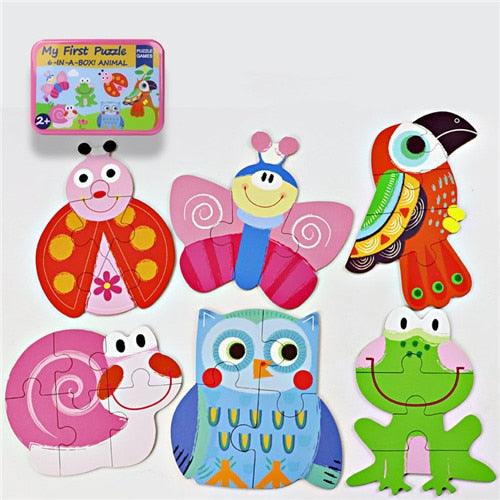 Quebra Cabeça Educacional Infantil - Bichinhos - Numecora