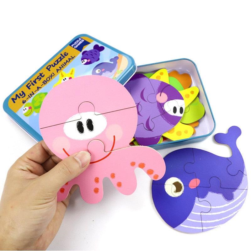 Quebra Cabeça Educacional Infantil - Animal - Numecora