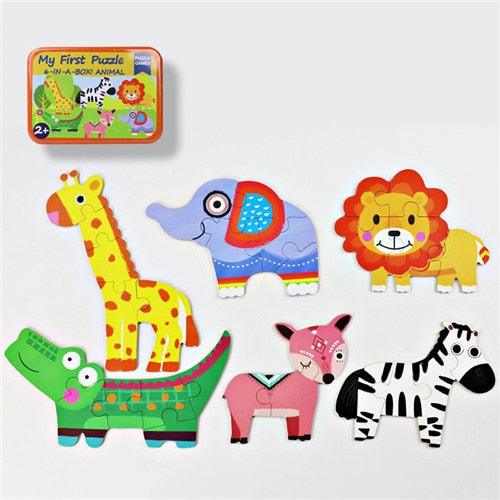 Quebra Cabeça Educacional Infantil - Animal - Numecora