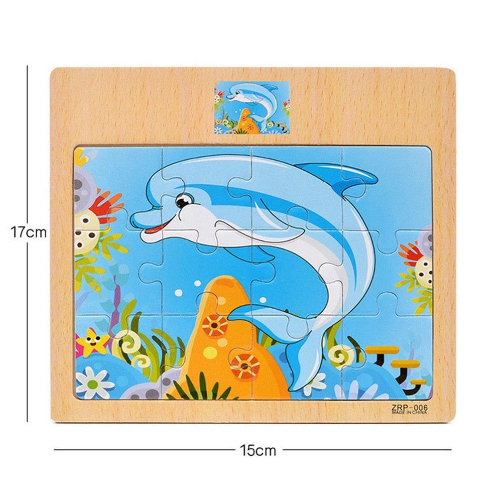 Quebra Cabeças Educacional Infantil - Dinossauro voador - Numecora
