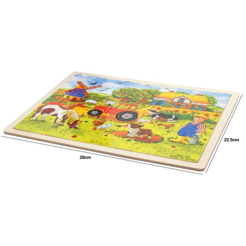 Quebra Cabeça Educacional Infantil 60 peças - Floresta - Numecora