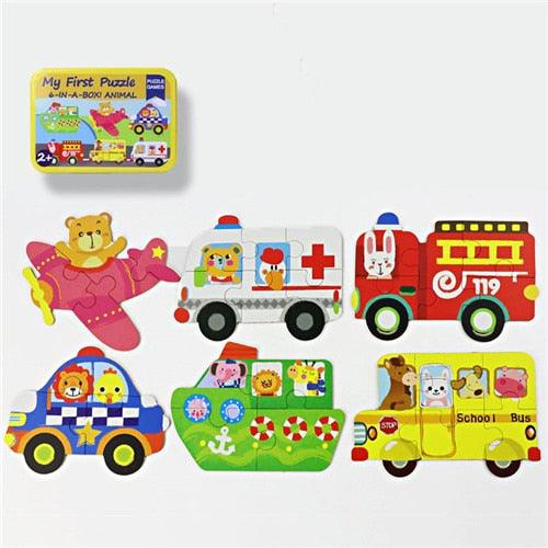 Quebra Cabeça Educacional Infantil - Carro - Numecora