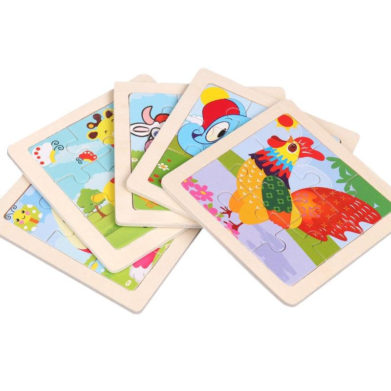 Quebra Cabeça Educacional Infantil Cartoon - Peixe - Numecora