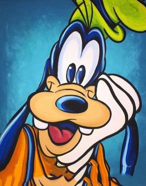 Pintura Terapêutica com Diamantes - Pateta