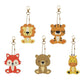 Chaveiros Pintura Terapêutica com Diamantes - Animais Fofos - Kit com 5