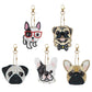 Chaveiros Pintura Terapêutica com Diamantes - Dogs Estilosos - Kit com 5